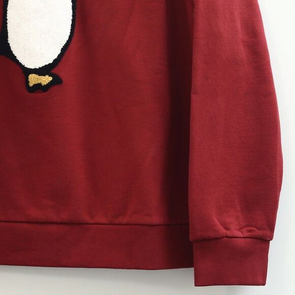 BONOBOS Critter Supersoft Fleece Crew Sweater Embroidered Long Sleeve XL 283307 - Picture 3 of 6